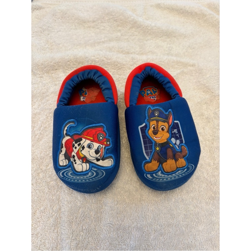 Paw patrol Blue and Red Kids' Slippers with Cartoon Characters chase house shoes